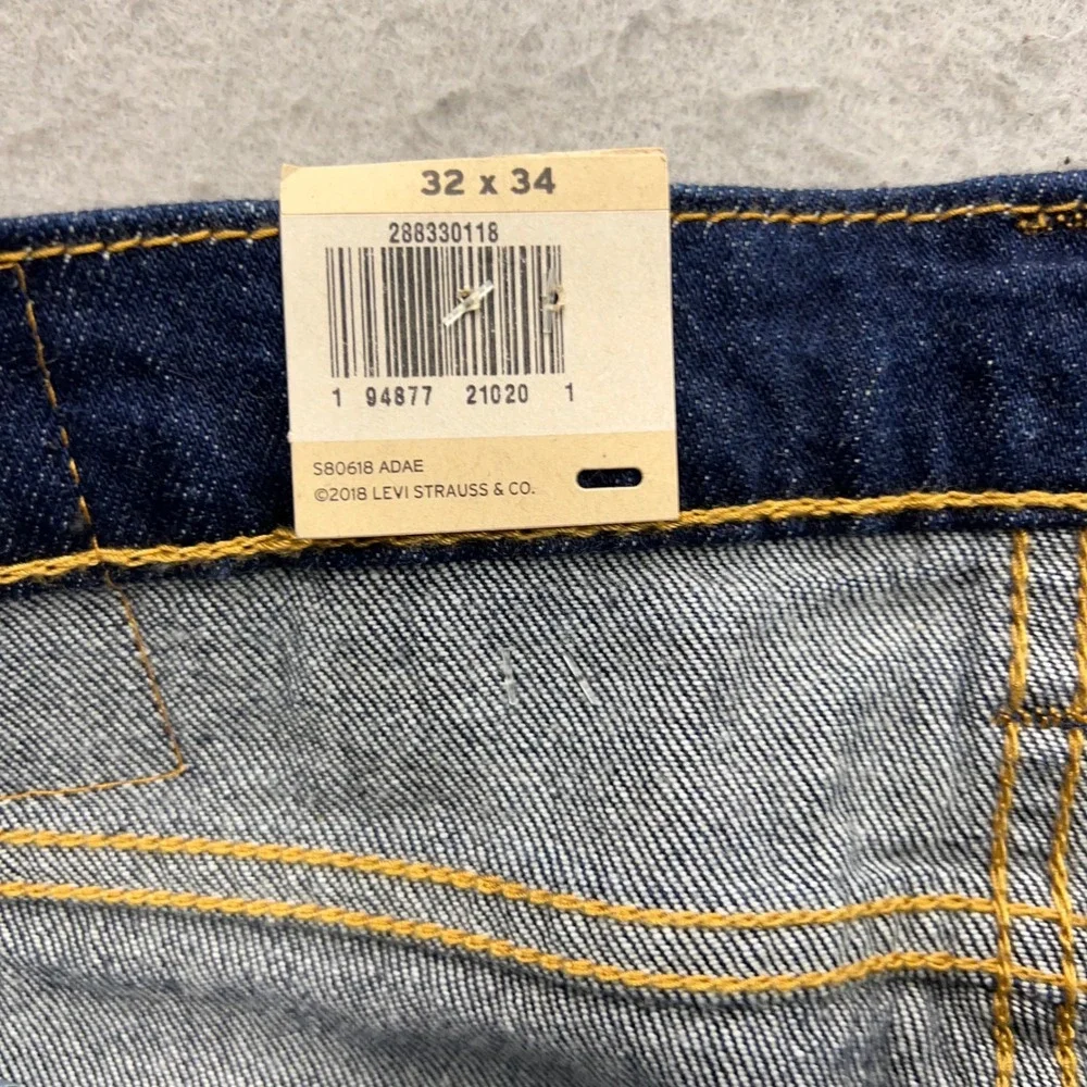 Levis 512 Slim Taper Jeans Mens 32x34 Dark Wash Stretch Denim 288330118 New
